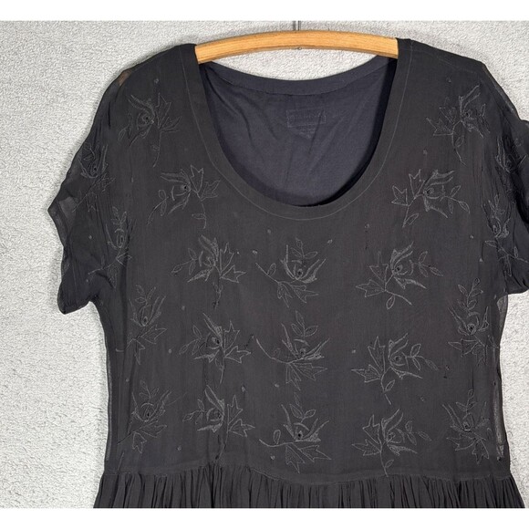 Starina Sheer Maxi Layered Dress Women’s Size S Oversized Witchy Gothic Grunge - Picture 5 of 13